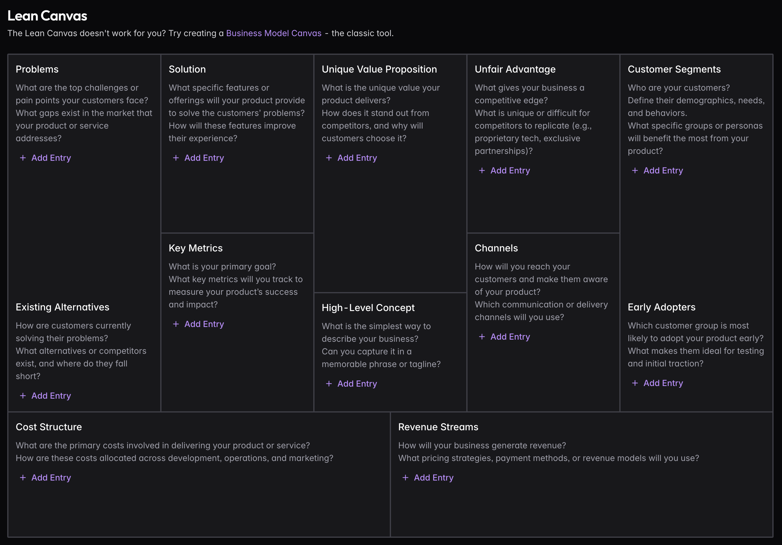 Business Canvas